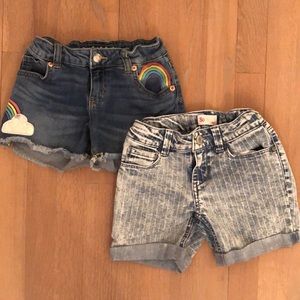 Girl’s Summer Denim/Jean Shorts Bundle.
